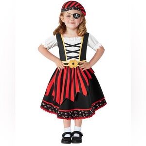 Toddler girls pirate costume infant sz 12-18 months
